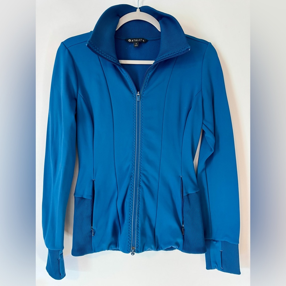 Athleta Ridge Jacket in Vibrant Peacock - Size Small 💙